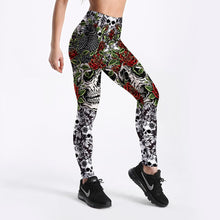 Load image into Gallery viewer, Nature Skull Leggings
